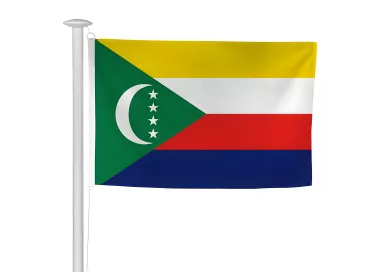 Pavillon Comores en maille polyester résistante