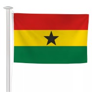 Pavillon Ghana en maille polyester ou grand vent