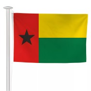 Pavillon Guinée-Bissau en maille polyester ou ajourée