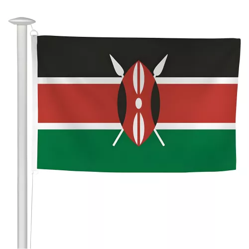 Pavillon du Kenya en maille polyester standard