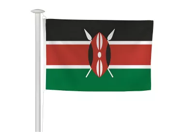 Pavillon du Kenya en maille polyester standard
