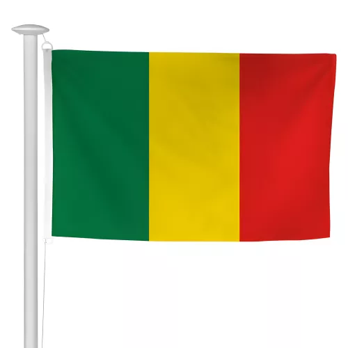 Pavillon Mali en maille polyester pour mât