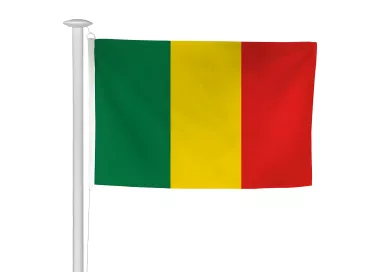 Pavillon Mali en maille polyester pour mât