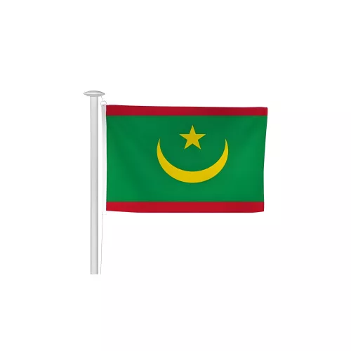 Pavillon Mauritanie en maille polyester standard
