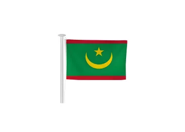 Pavillon Mauritanie en maille polyester standard