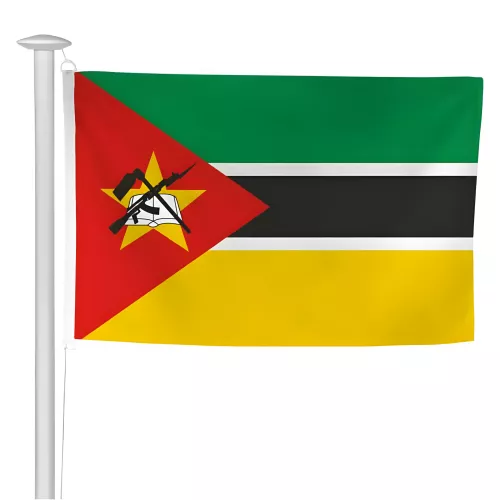 Pavillon Mozambique en maille polyester pour mât