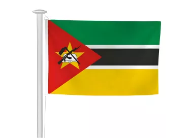 Pavillon Mozambique en maille polyester pour mât