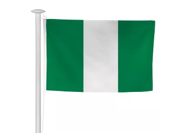 Pavillon Nigeria en maille polyester pour mât