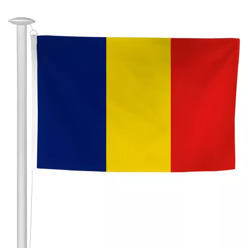 Pavillon Tchad en polyester ignifugé avec sangle