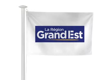 Pavillon région Grand Est en maille polyester