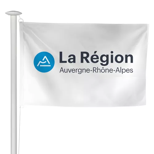 Pavillon région Auvergne Rhône-Alpes en maille polyester