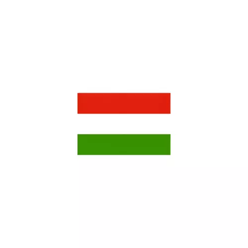 Drapeau Hongrie 14 x 21 cm à agiter avec tige