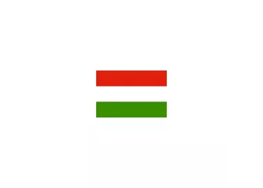 Drapeau Hongrie 14 x 21 cm à agiter avec tige