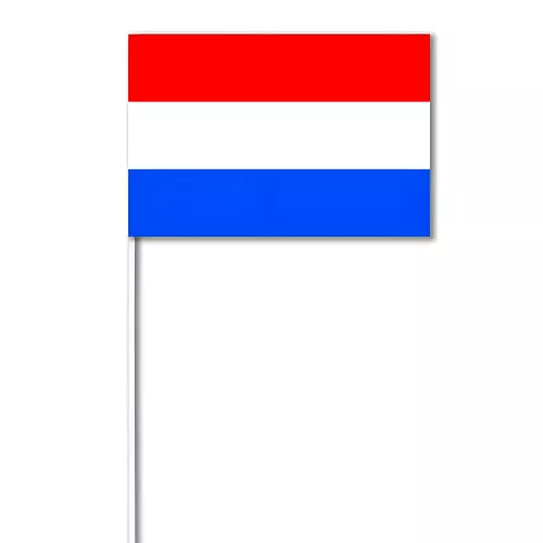 Drapeau Pays-Bas 14 x 21 cm sur tige en bois