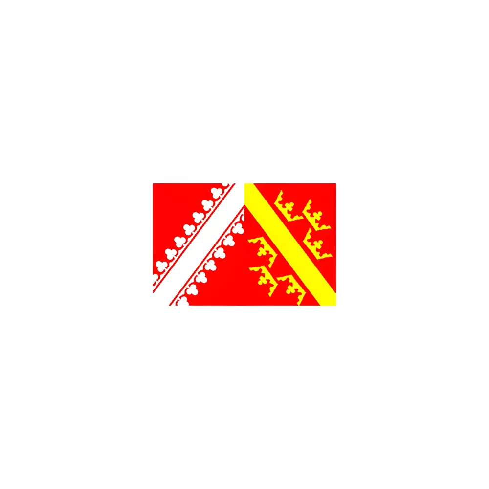 Drapeau Alsace 14 x 21 cm à agiter avec tige Drapeau Alsace 14 x 21 cm à agiter avec tige