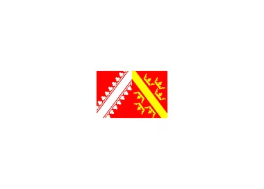 Drapeau Alsace 14 x 21 cm à agiter avec tige