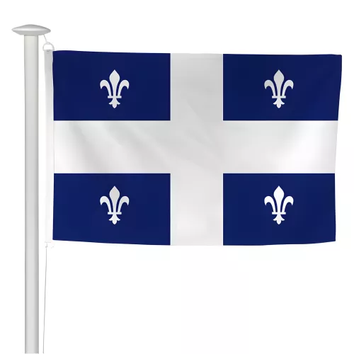 Pavillon Québec en maille polyester pour mât