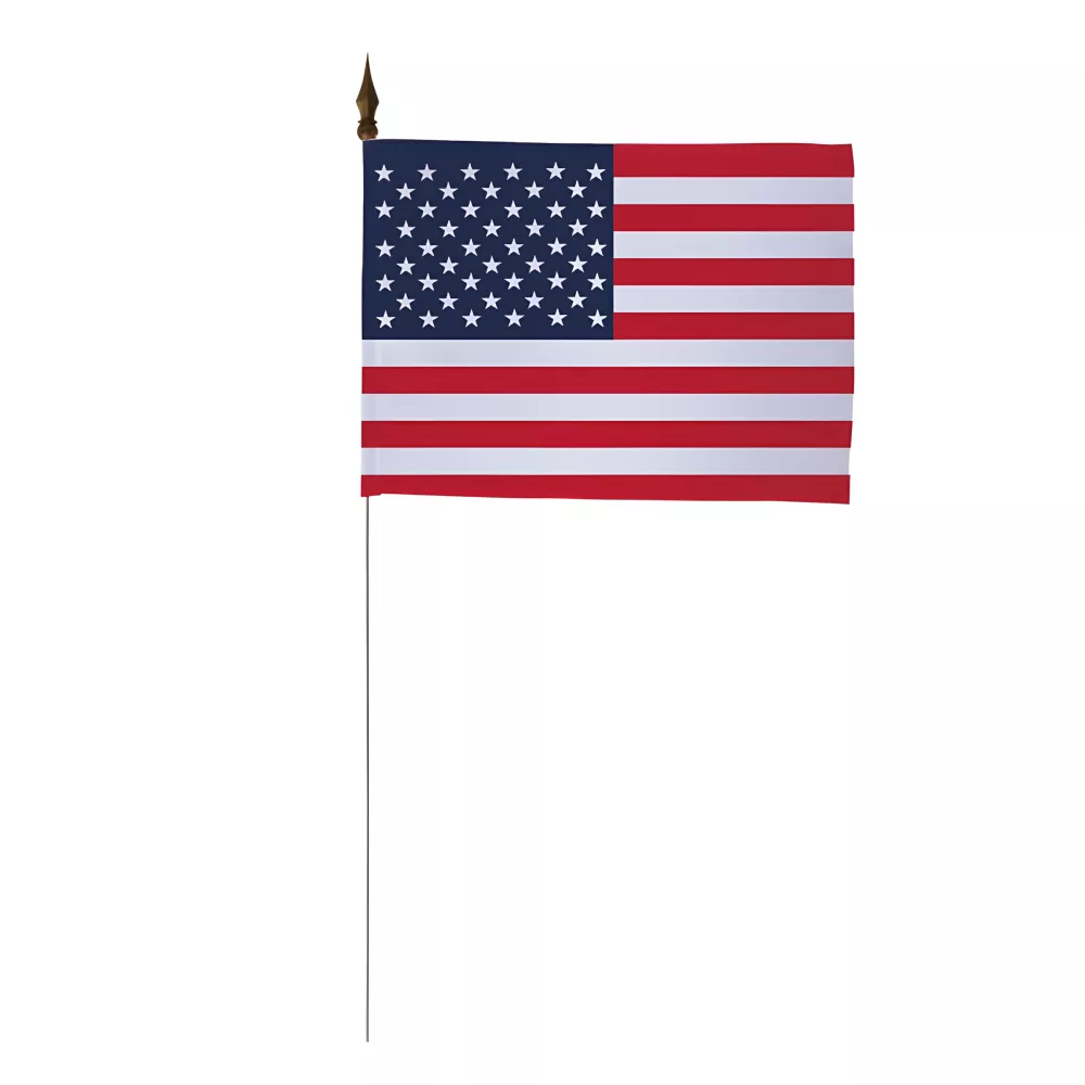 Drapeau de table États-Unis 10 x 15 cm - Lot de 10