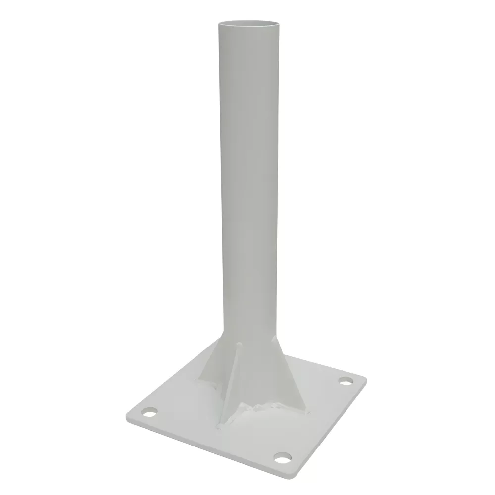 Fourreau sur platine pour mât diamètre 60 mm