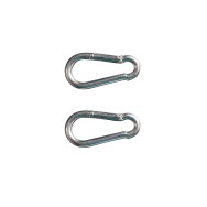 Mousquetons en acier - Lot de 2