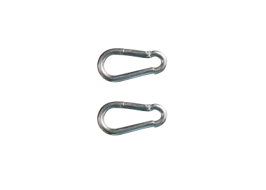 Mousquetons en acier - Lot de 2