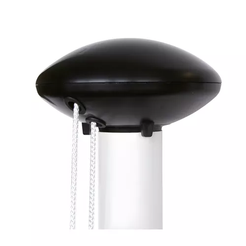 Pommeau plastique blanc fixe pour mât aluminium