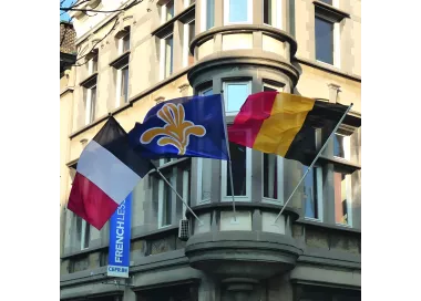 Mât de façade aluminium 3 mètres, diamètre 35 mm