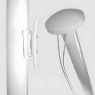 Mât de façade aluminium 3 mètres, diamètre 60 mm