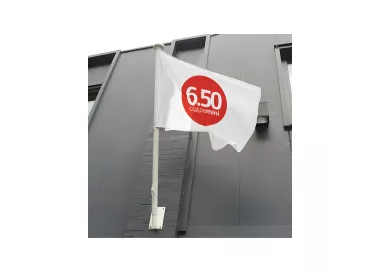 Mât de façade aluminium 3 mètres, diamètre 60 mm