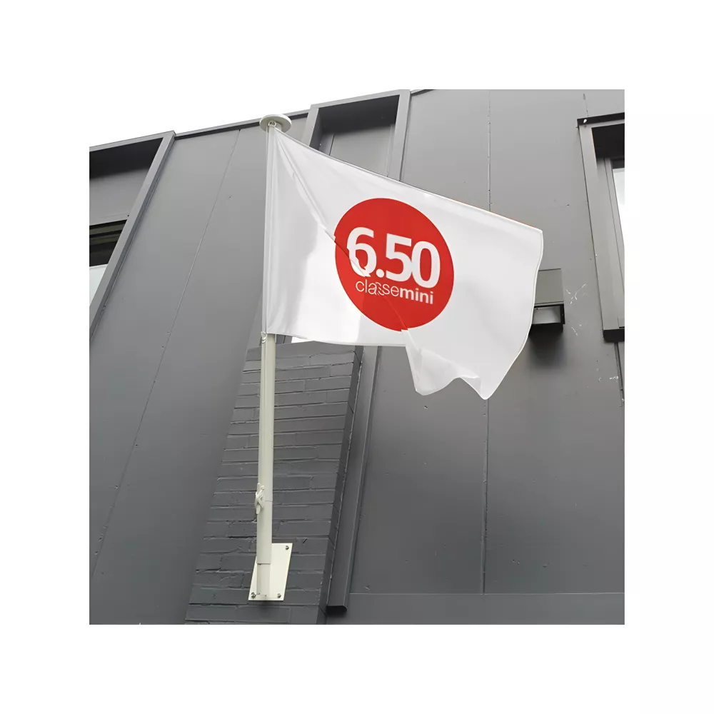 Mât de façade aluminium 2 mètres, diamètre 60 mm