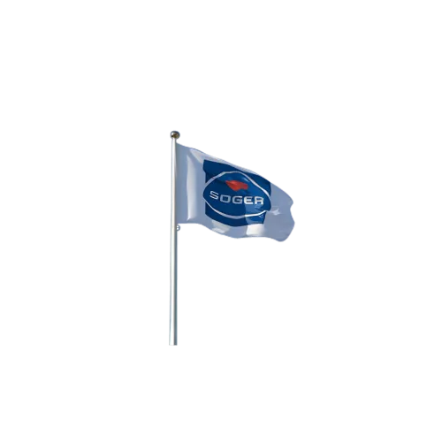 Mât aluminium antivol 8 mètres en 2 parties