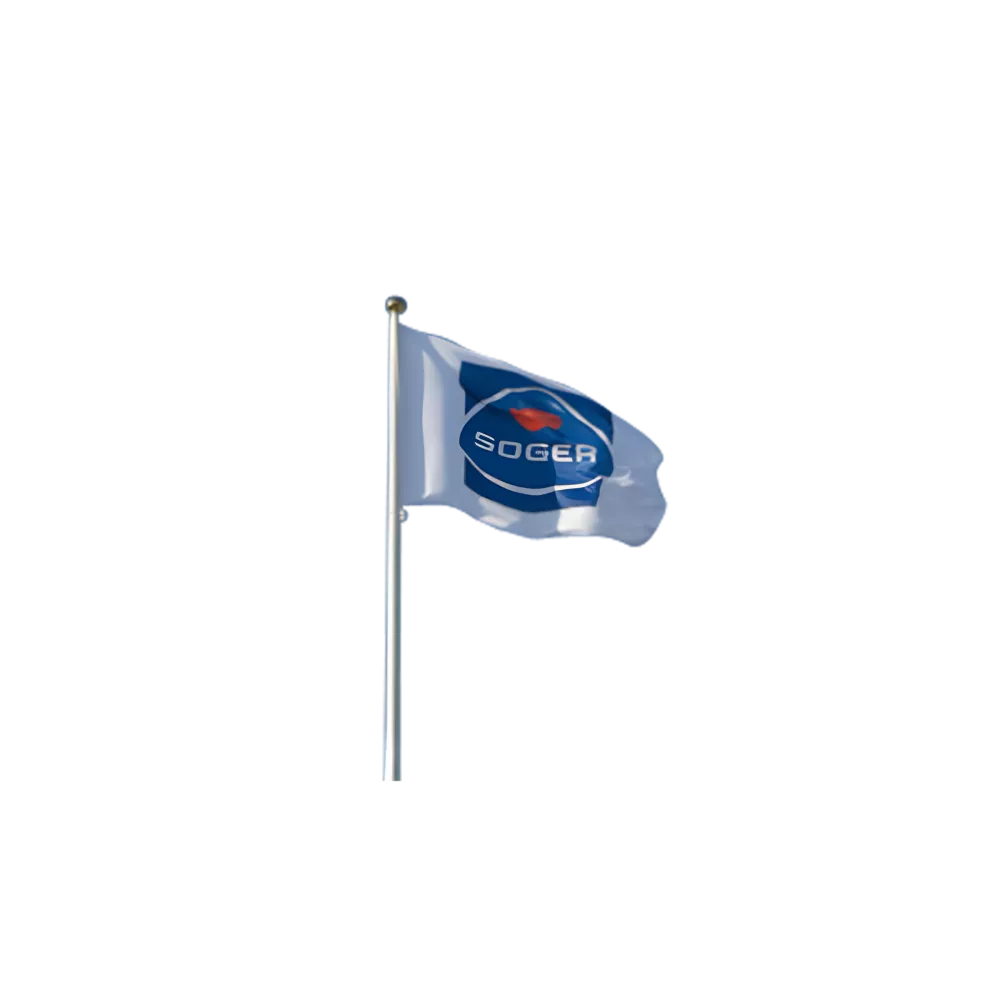 Mât aluminium 9 mètres antivol avec trappe