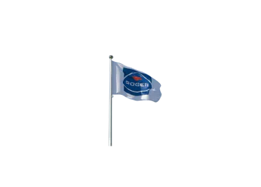 Mât aluminium antivol 10 mètres en 2 parties