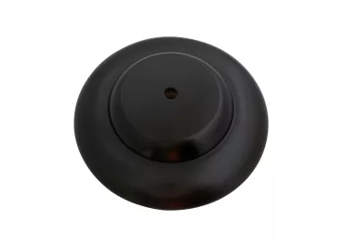 Socle en bois laqué ébène 1 place