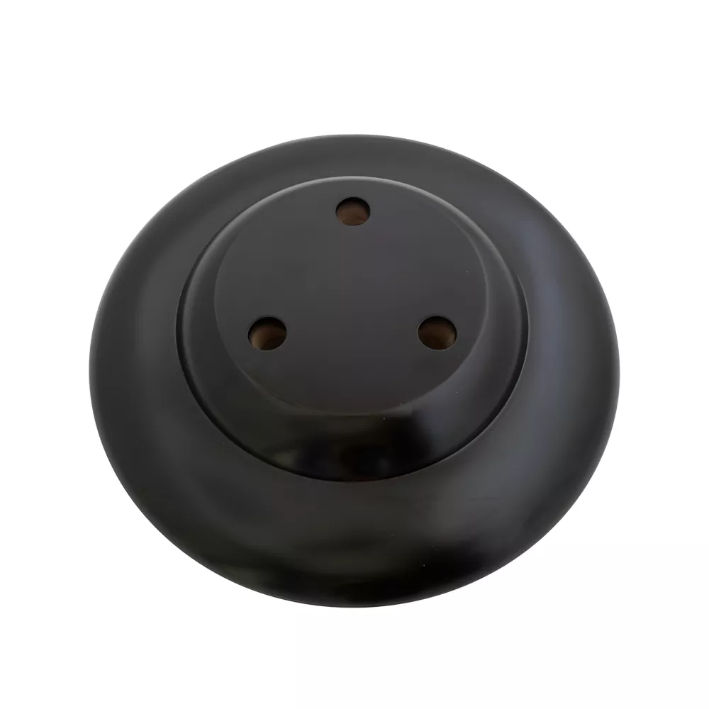 Socle en bois laqué ébène 3 places