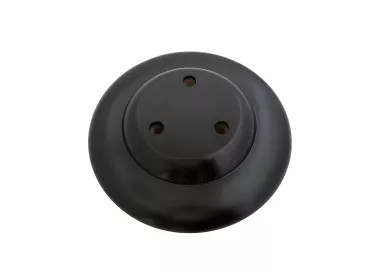 Socle en bois laqué ébène 3 places