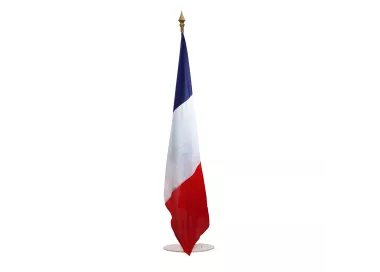 Pied 1 place pour drapeau ou mât d'intérieur