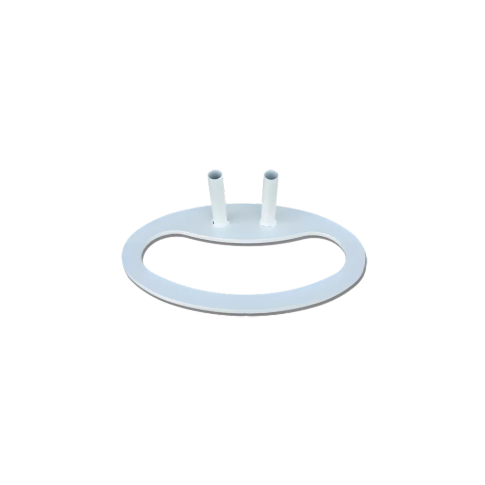 Pied double pour drapeaux ou mâts d'intérieur