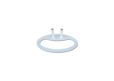 Pied double pour drapeaux ou mâts d'intérieur