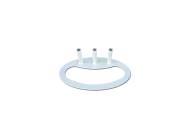 Pied 3 places pour drapeaux ou mâts d'intérieur