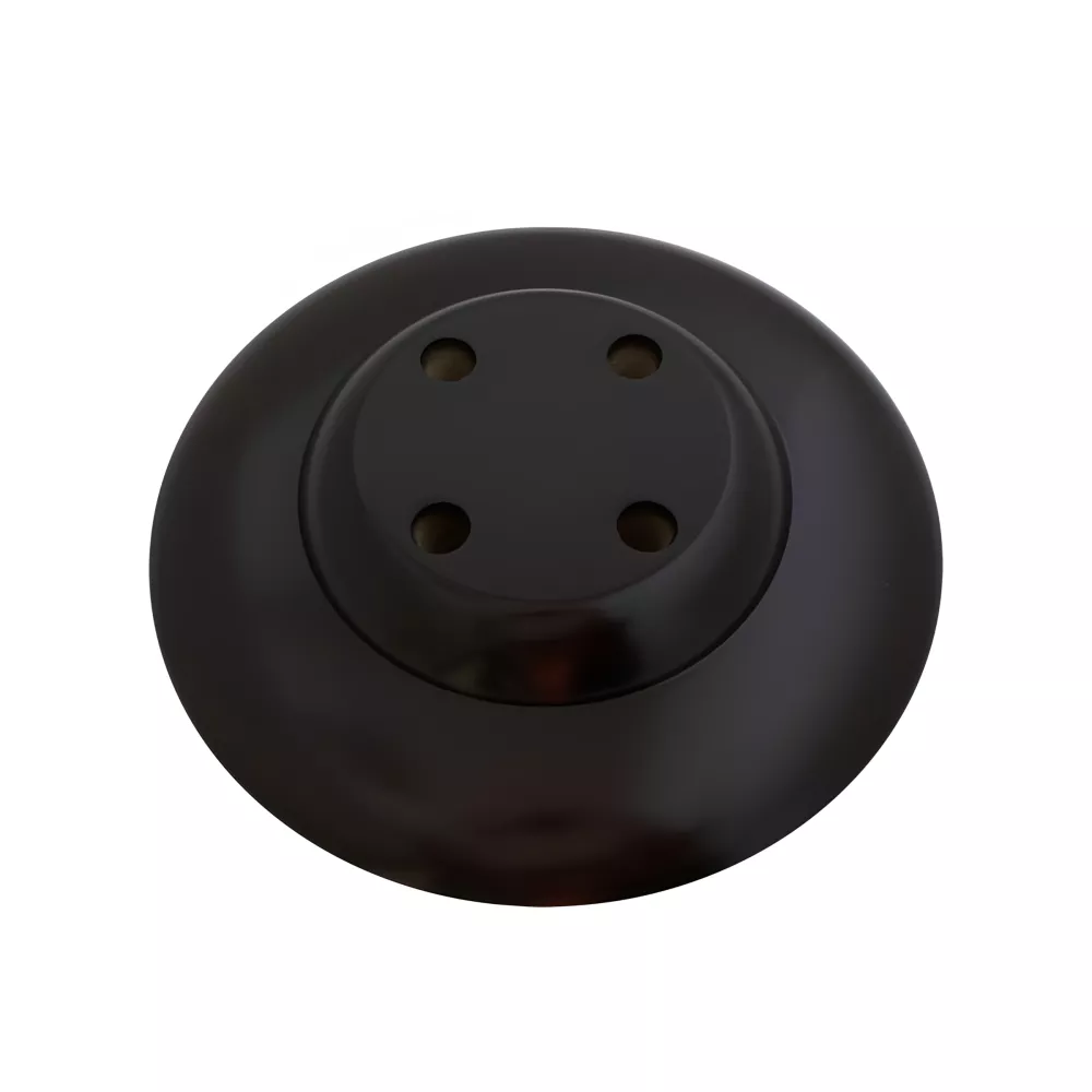 Socle en bois laqué ébène 4 places