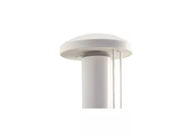 Pommeau blanc synthétique pour mât événementiel