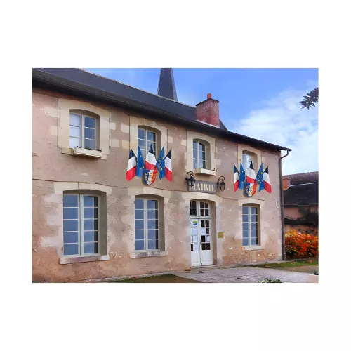 Écusson porte-drapeaux tricolore PVC 10 mm sur châssis bois