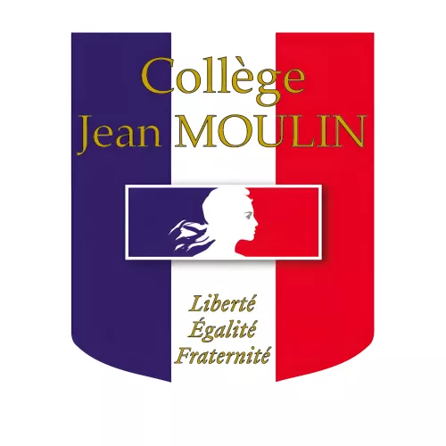 Ecusson porte-drapeaux tricolore personnalisé Liberté Égalité Fraternité