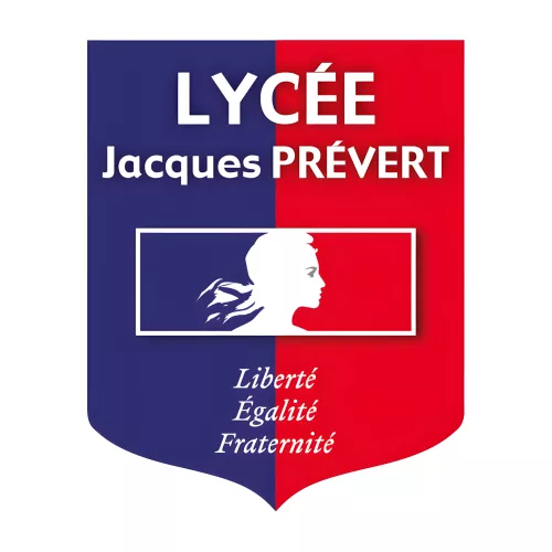 Écusson porte-drapeaux Liberté Égalité Fraternité bleu et rouge