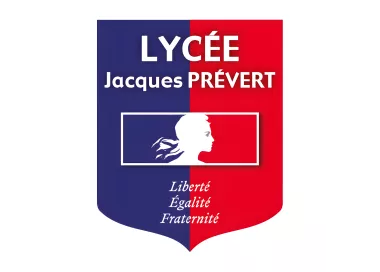 Écusson porte-drapeaux Liberté Égalité Fraternité bleu et rouge