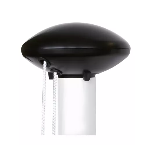 Pommeau plastique noir fixe pour mât alu