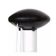 Pommeau plastique noir fixe pour mât alu