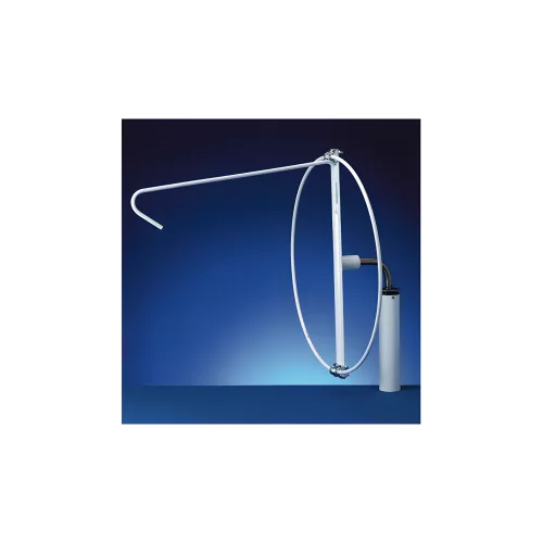 Mât aluminium 4 mètres avec girouette pivotante