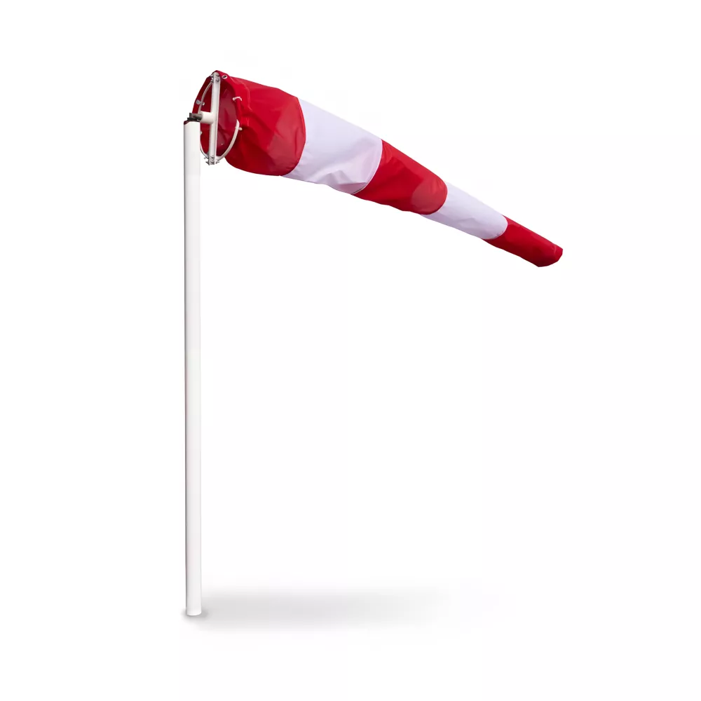 Mât aluminium 3 mètres avec girouette pour manche à air